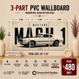 3 Part PVC Wallboard Set | Dream Wall Studio