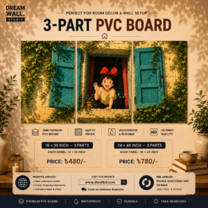 3 Part PVC Wallboard Set | Dream Wall Studio