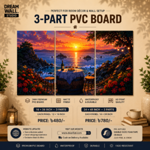 3 Part PVC Wallboard Set | Dream Wall Studio
