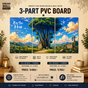 3 Part PVC Wallboard Set | Dream Wall Studio