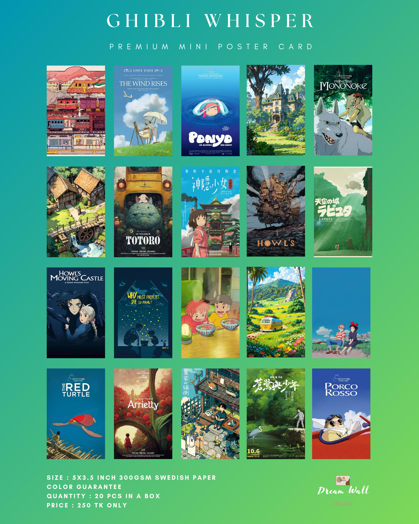 Ghibli Poster Collection - Image 2