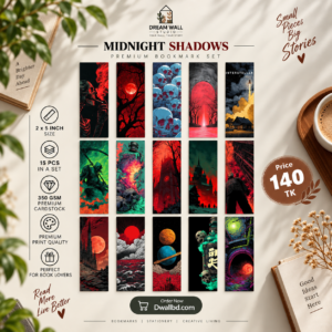 Midnight Shadows Bookmark Pack | 15 Pcs