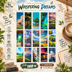 Whispering Frames Bookmark Pack | 15 Pcs