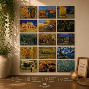 The Gogh Gallery Poster Set – ১৫ পিস পোস্টার কার্ড সেট