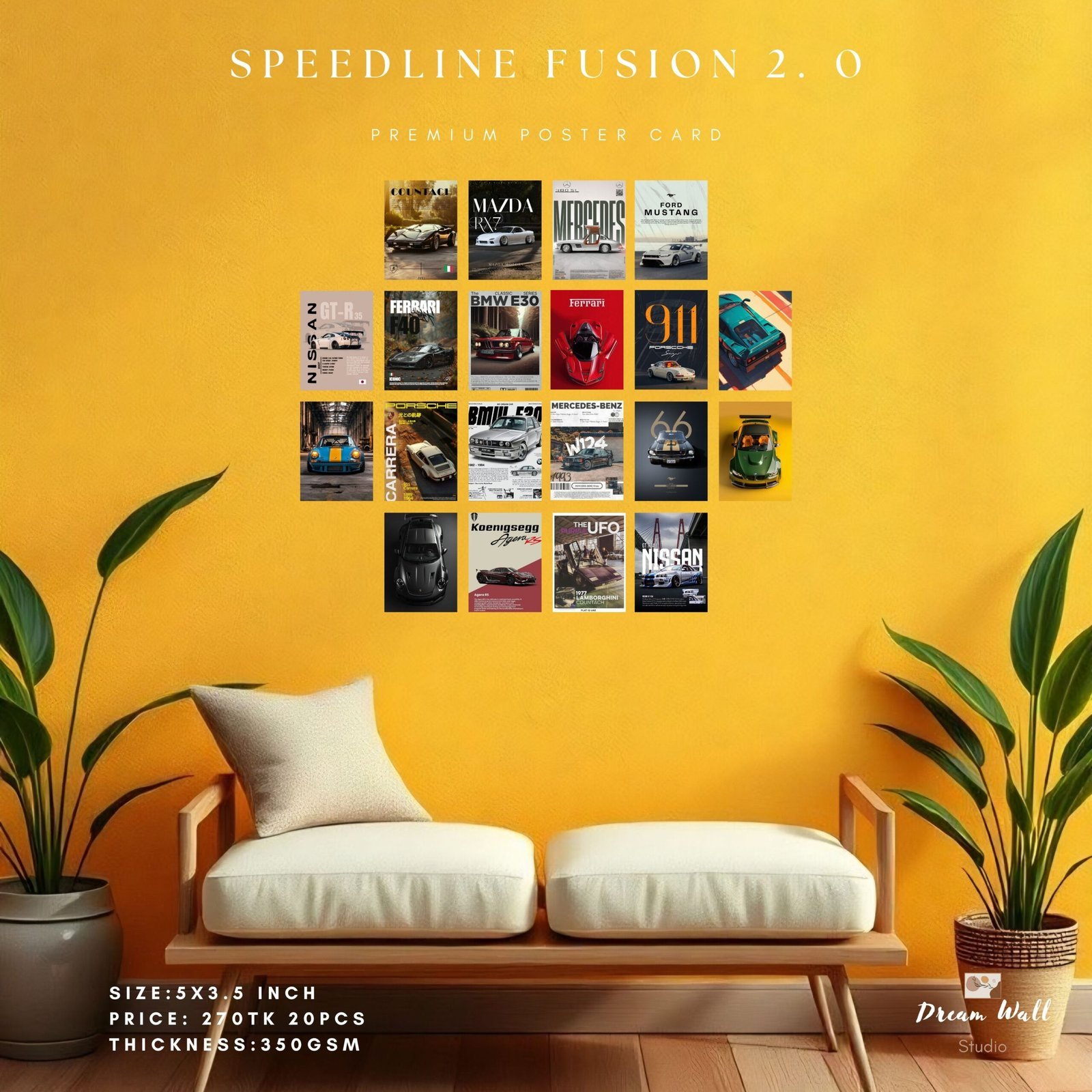Speedline Fusion 2.0 Mini Poster Card