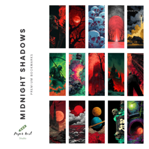 Midnight Shadows Bookmarks Pack