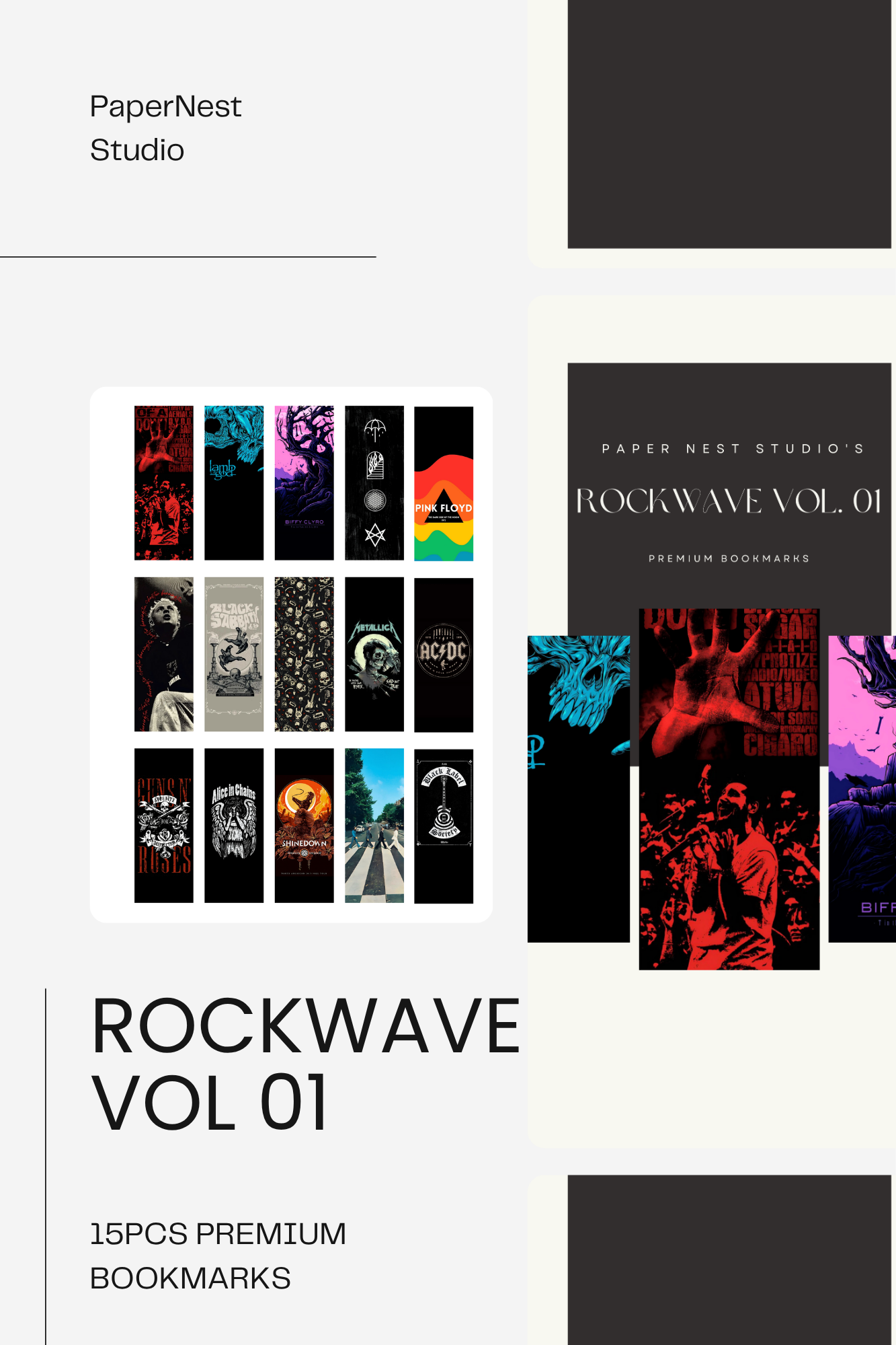 Rockwave Vol 1 Bookmark Pack