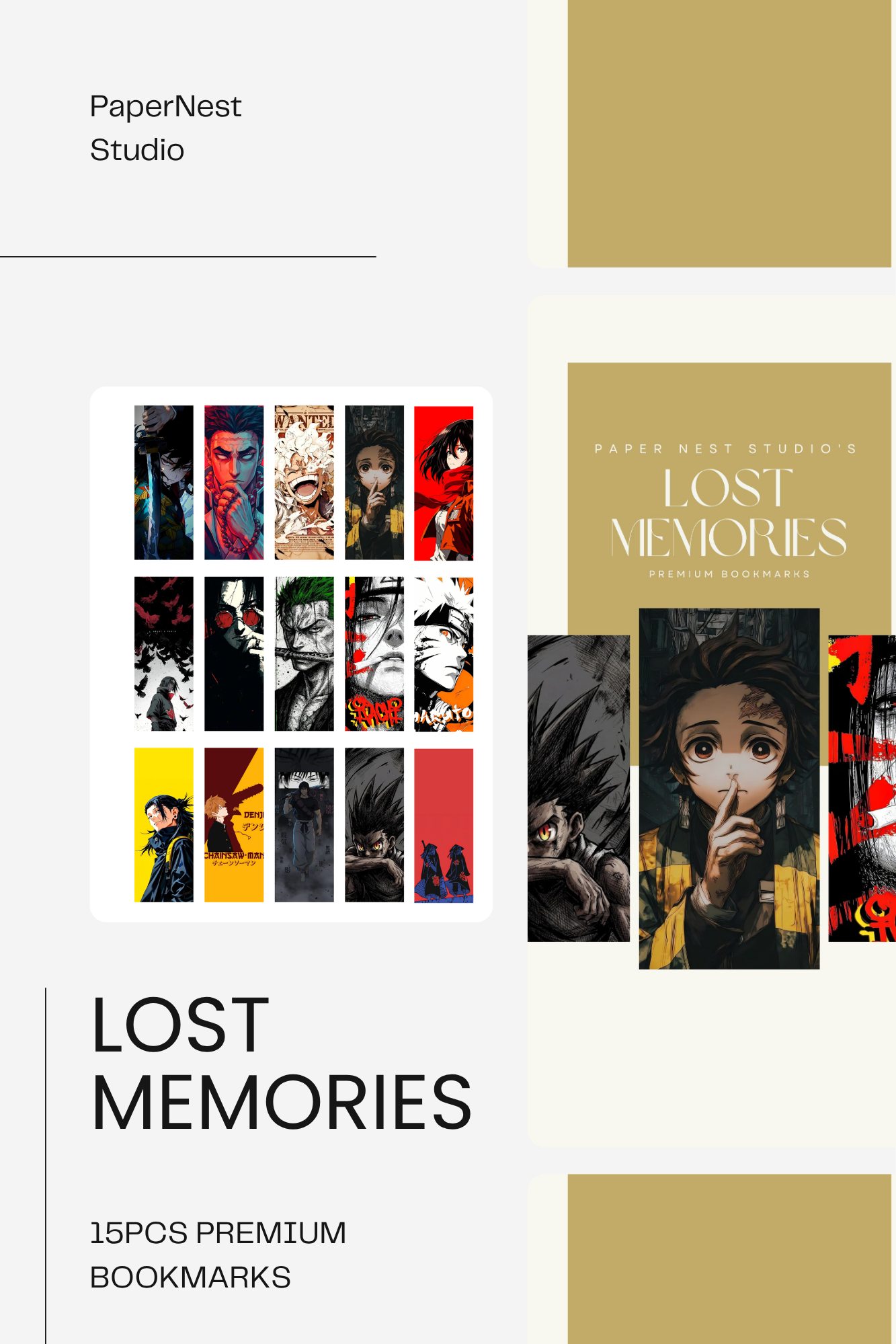 Lost Memories Bookmarks