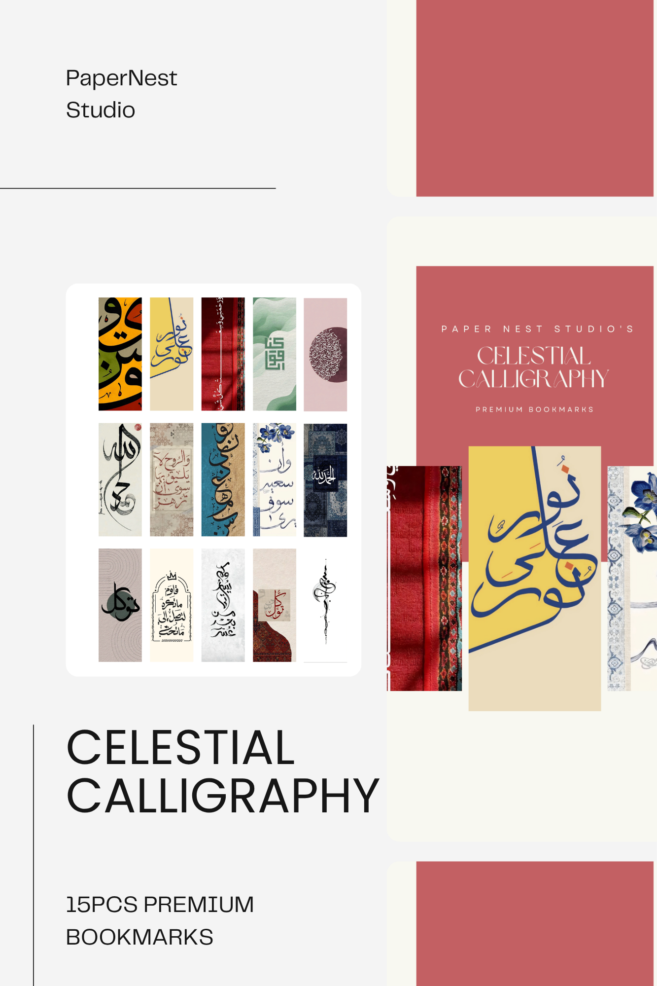 Celestial Calligraphy Bookmark