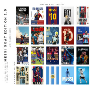 Messi Goat Edition 2.0 Poster Card Set