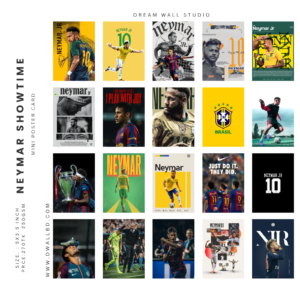 Neymar Showtime mini Poster Card pack