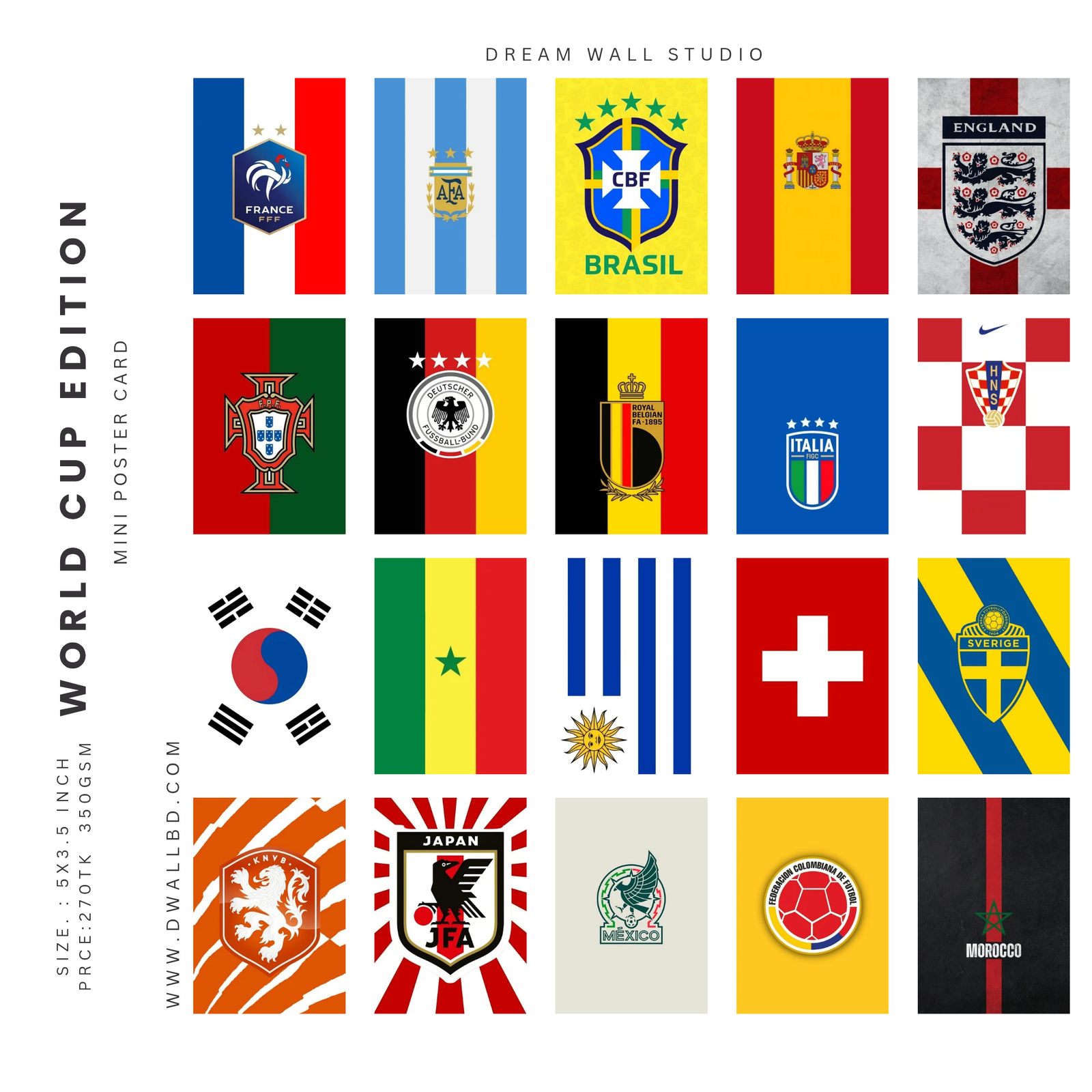 Flag Edition Mini Poster Card