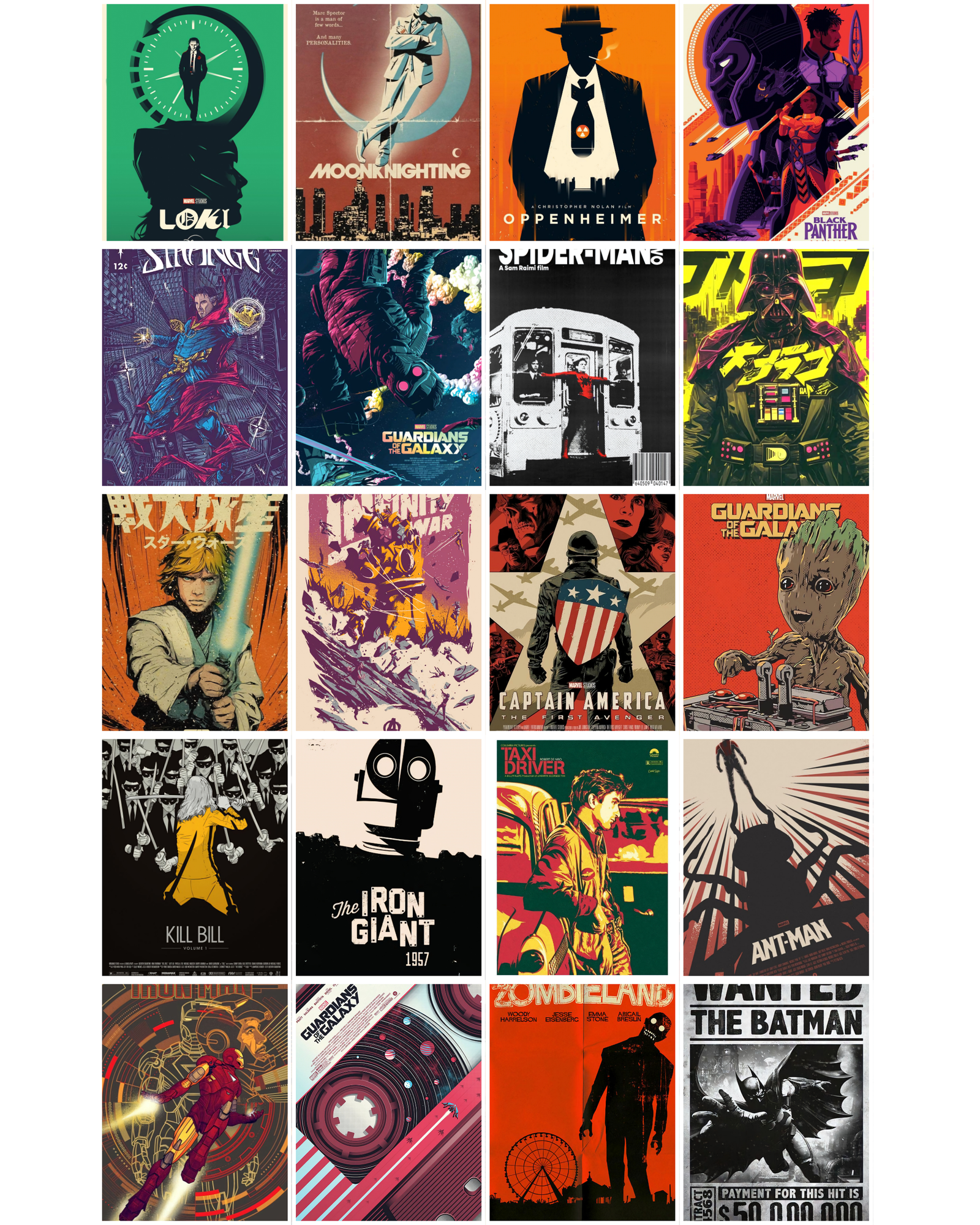 CineZep Mini Poster Card Pack