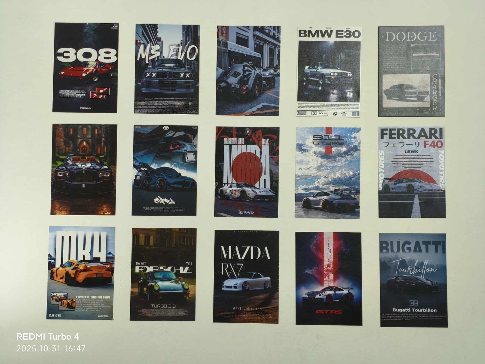Drive & Thrill Series Poster Card Pack