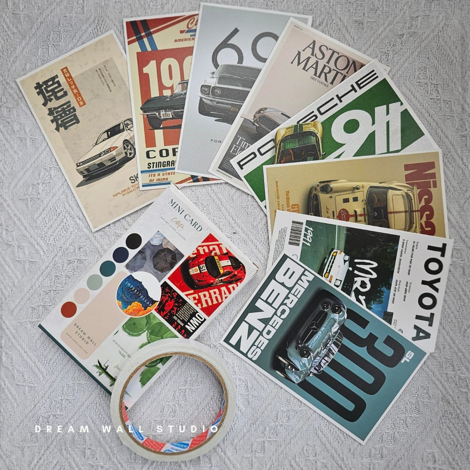 Vintage Velocity Mini Poster Card Pack