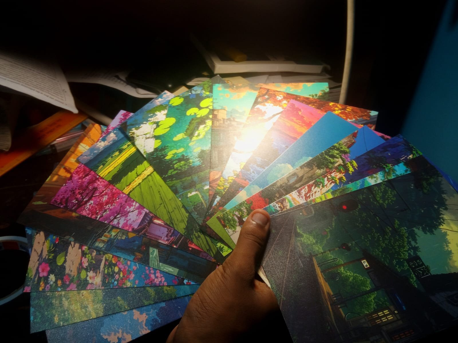 Serene Horizons Studio Ghibli Vibe Poster Card Pack
