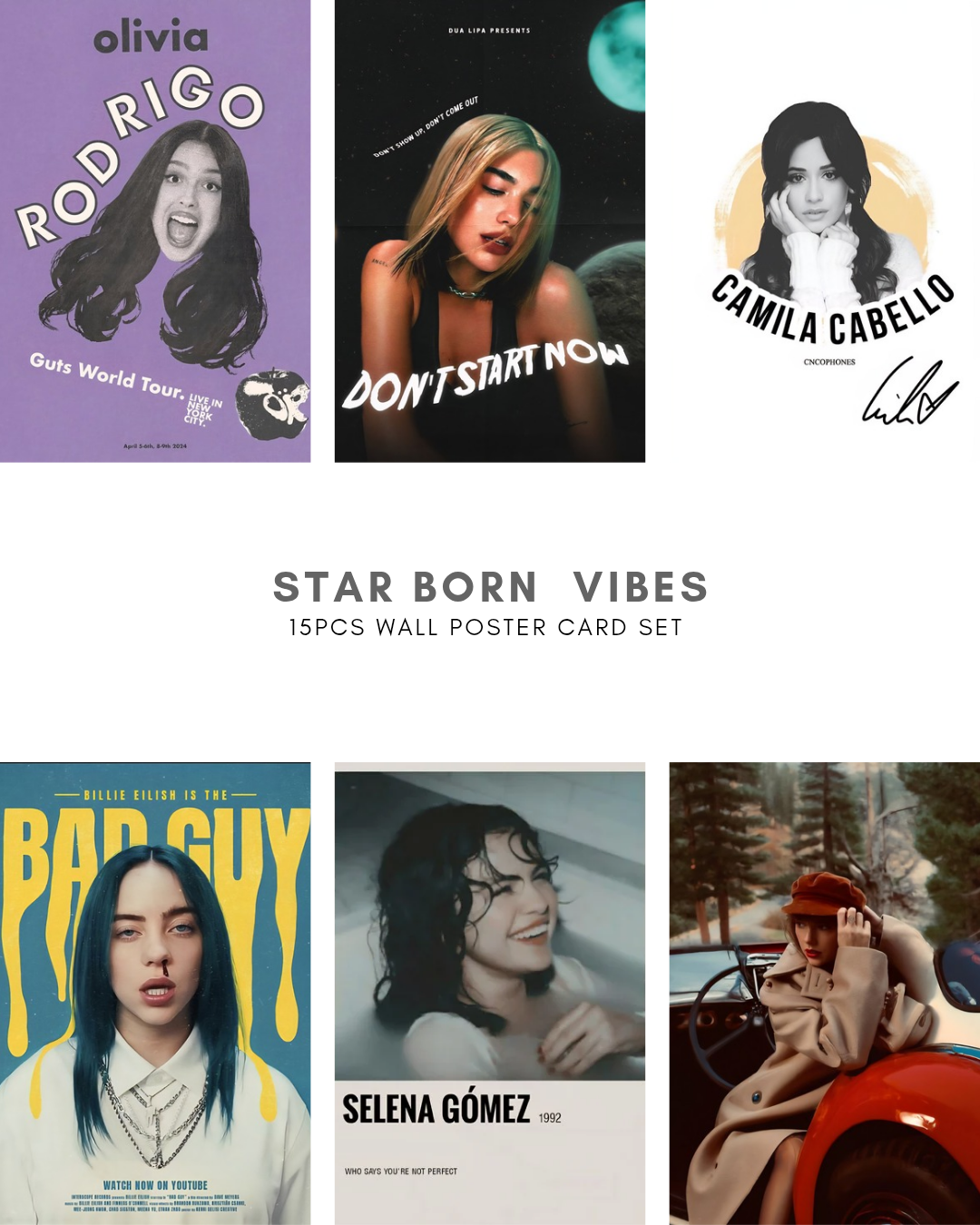 Star Born Vibes Poster Card Pack