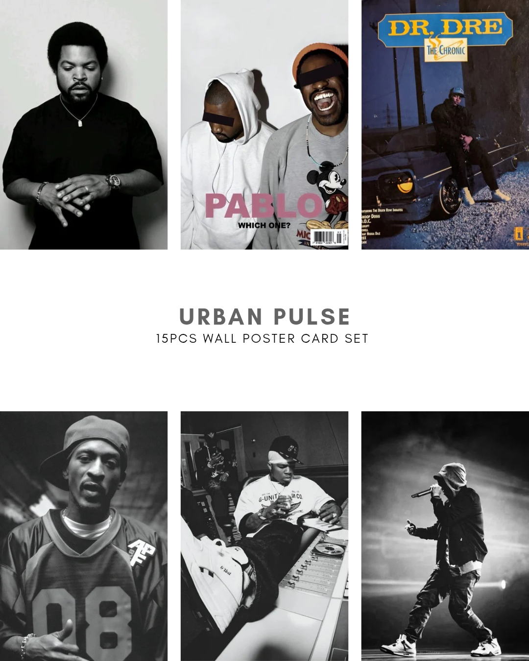 Urban Pulse – Hip-Hop Icons Poster Card Pack