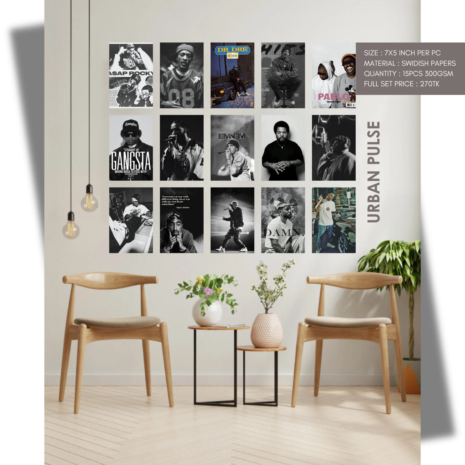 Urban Pulse – Hip-Hop Icons Poster Card Pack