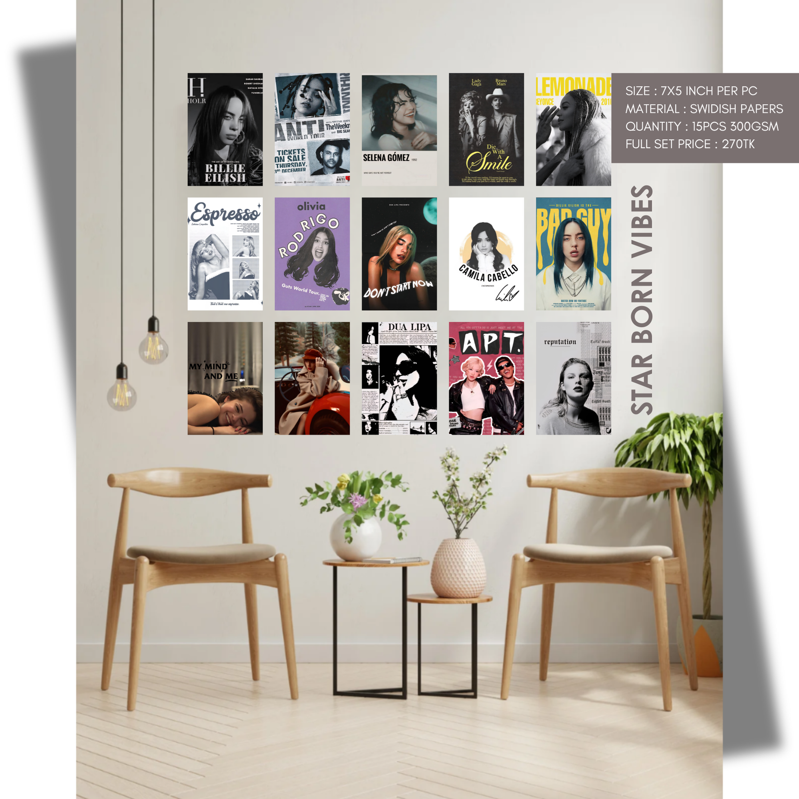 Star Born Vibes Poster Card Pack