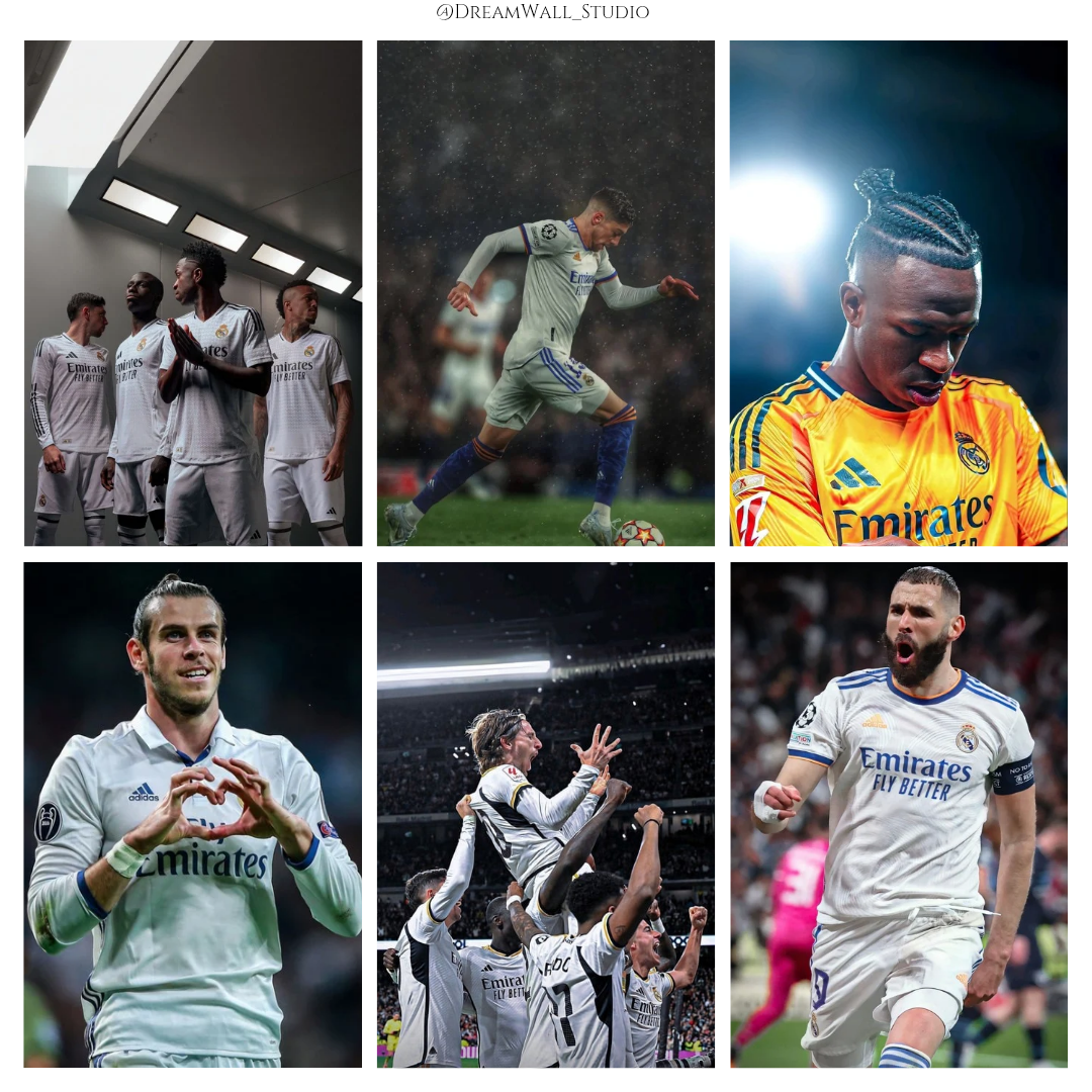 Real Madrid Poster Card – Legacy Football Collection Pack