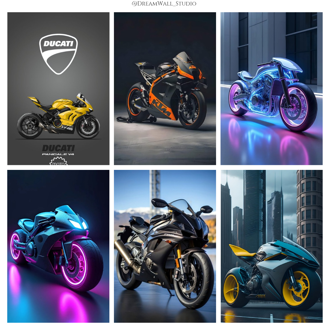 Gear and Grind Bike Poster Card Pack