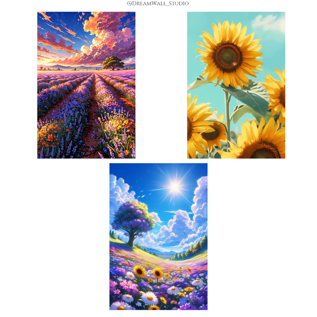 🌸 Blossoming Horizons Posters Set