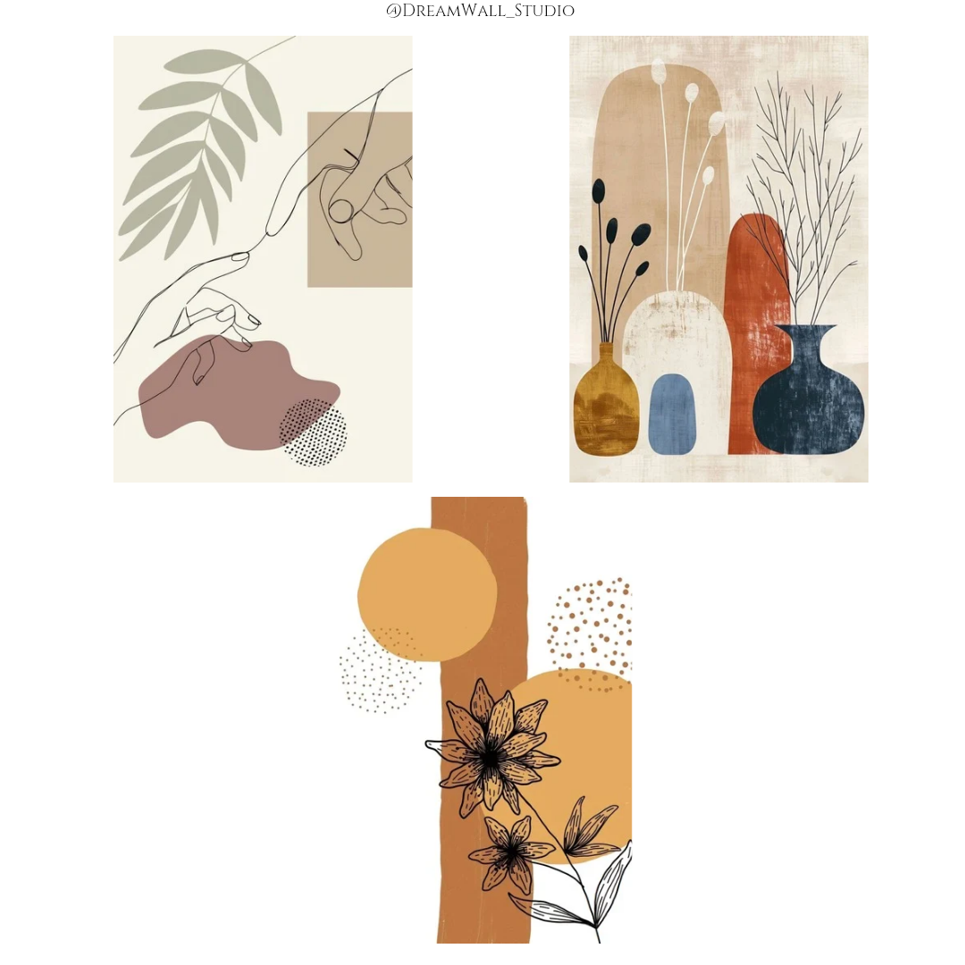 Flora Femm Boho Vibe Poster Set