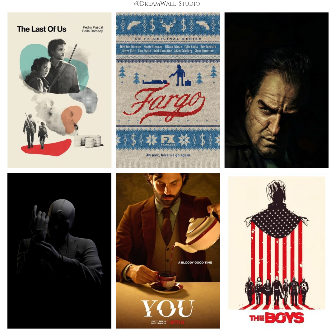 📺 TV Time Capsule Posters Set