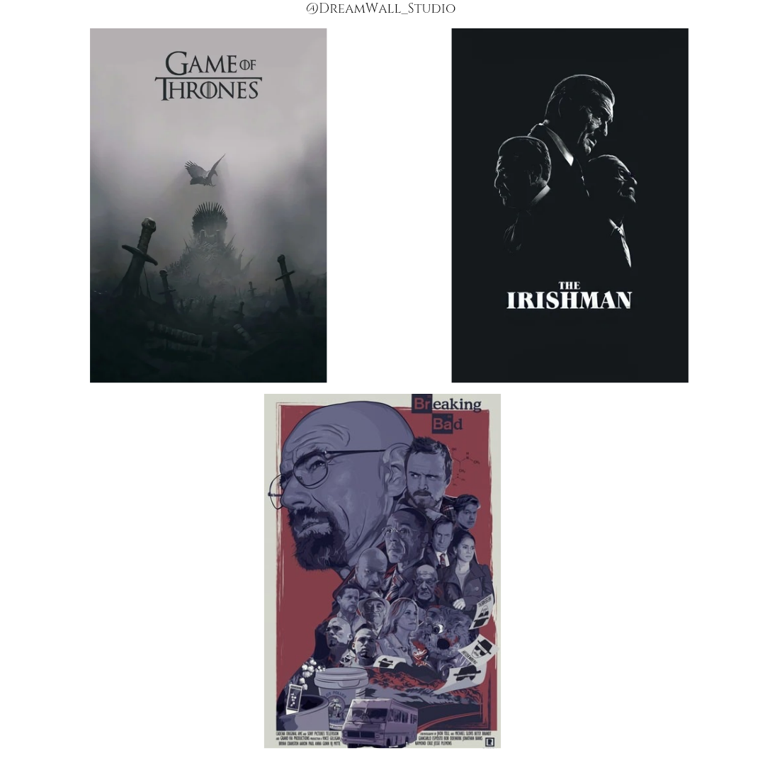 📺 TV Time Capsule Posters Set