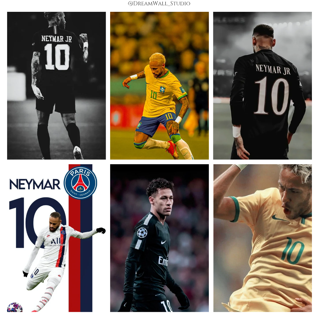Neymar Jr Moments: Wall Poster Set