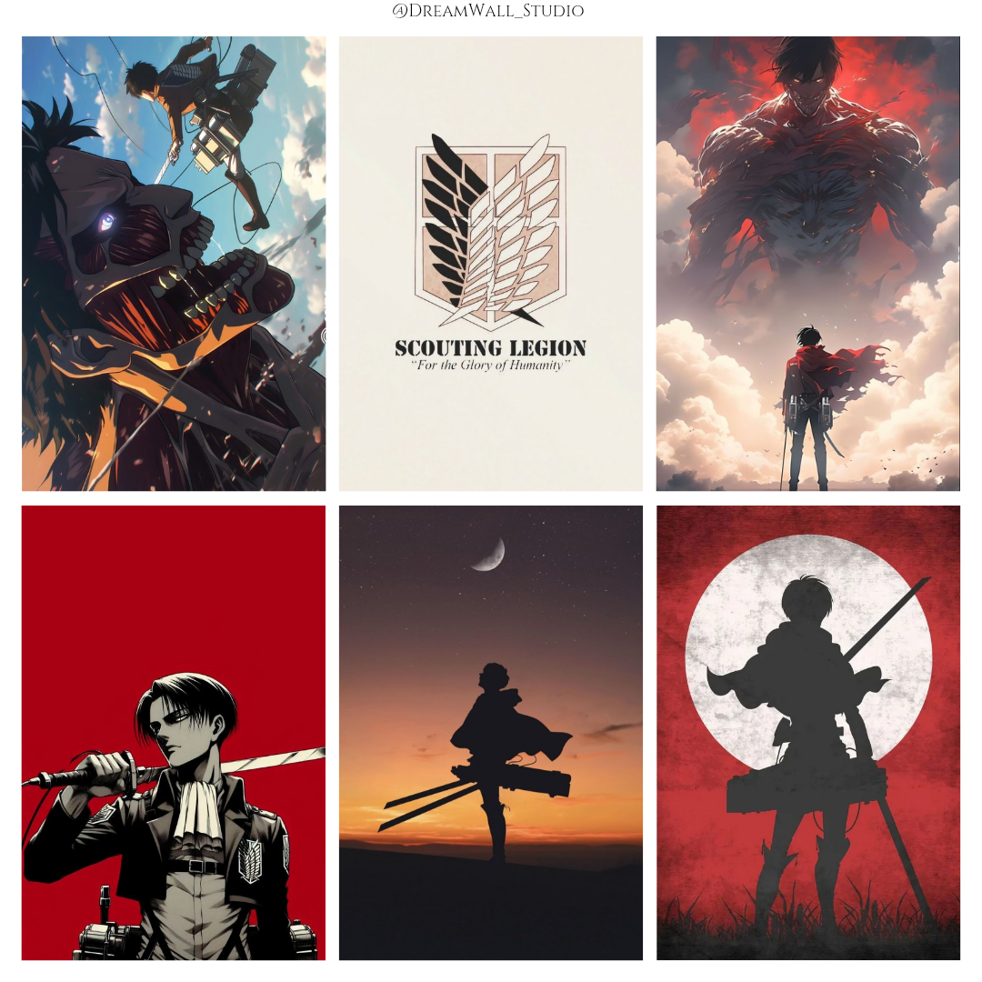 Echoes of Freedom AOT  Posters Set