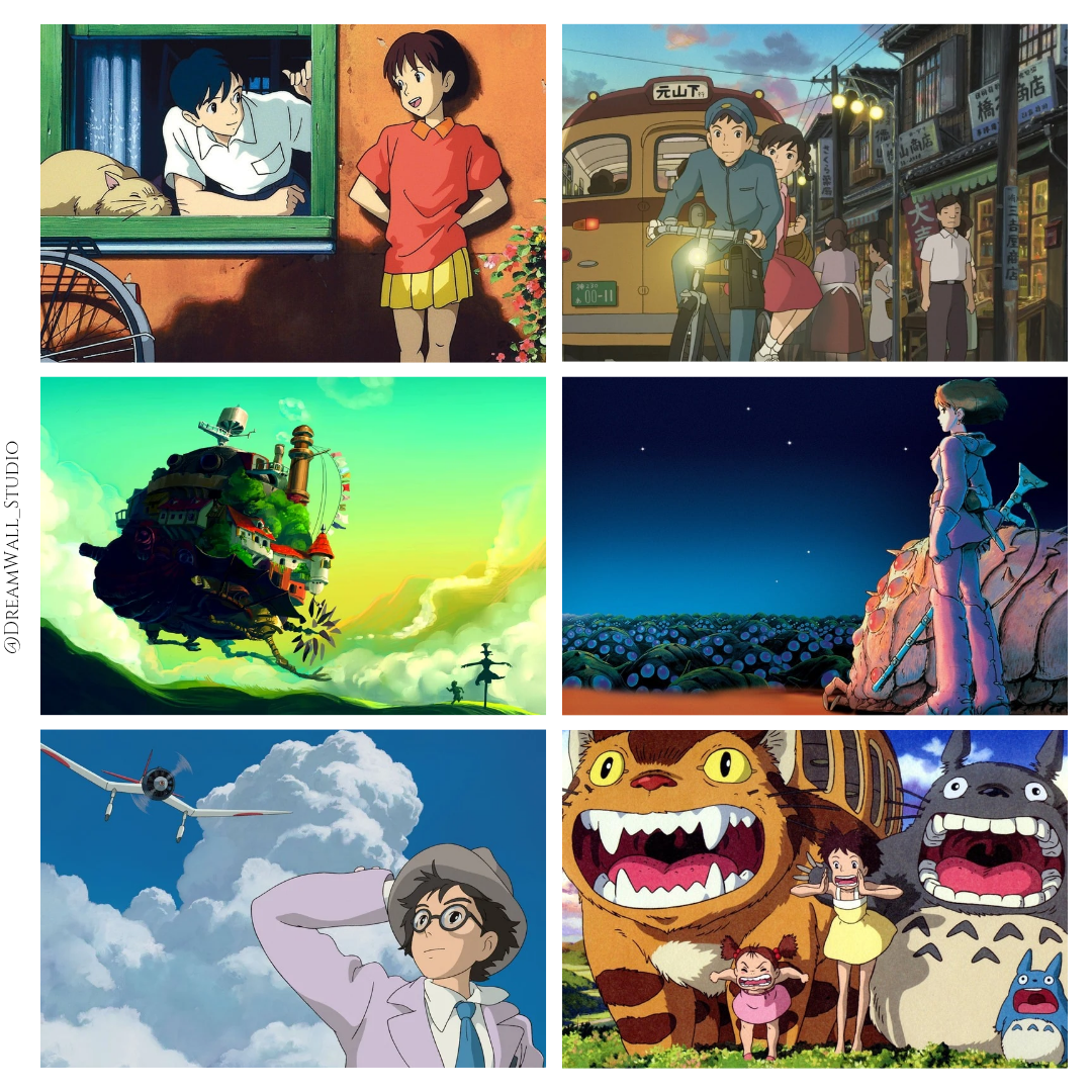Ghibli Essence Wall Poster Set