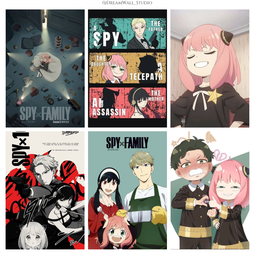 Anya’s World Spy x Family Poster Set