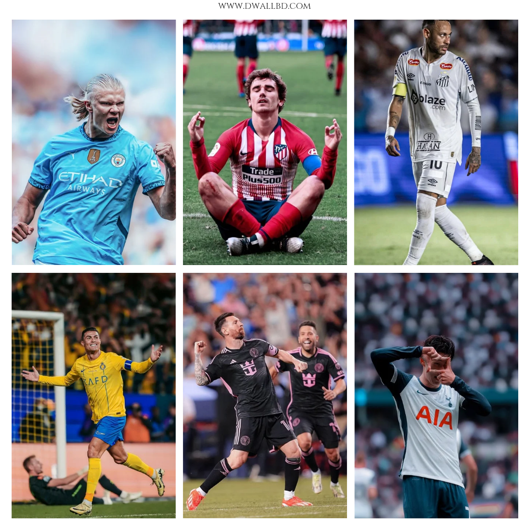 Football Royalty: Legends & Stars Poster Set – Premium 300 GSM
