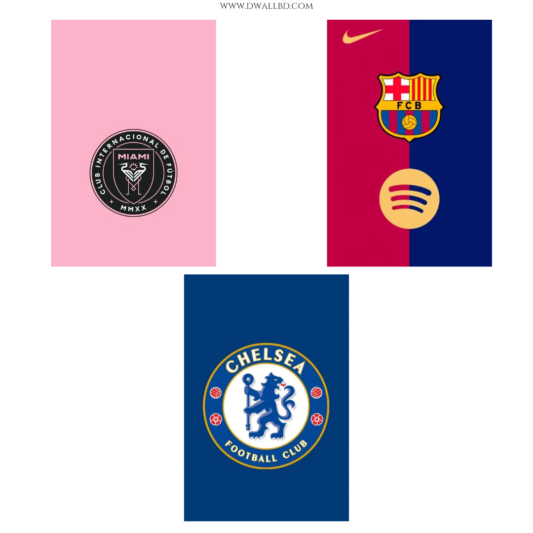 Iconic Football Club Logo Poster Card Set