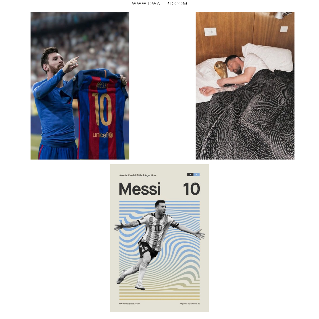 Messi Chronicles Poster Card Set