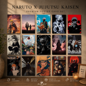 Naruto x Jujutsu Kaisen Poster Pack