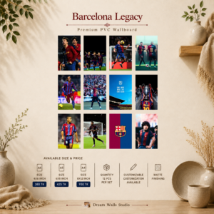 Barcelona Legacy PVC Wallmate | 12pcs set