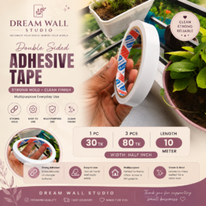 Half Inch Double-Sided Tape