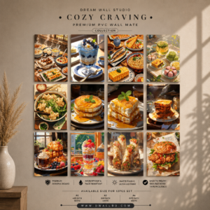Cozy Craving PVC Wallmate | 12pcs set
