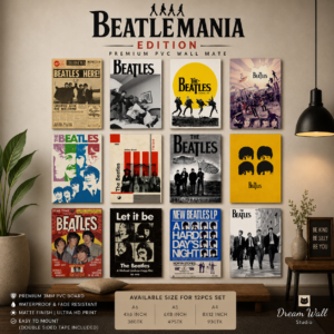 The Beatlemania PVC Wallmate | 12pcs set