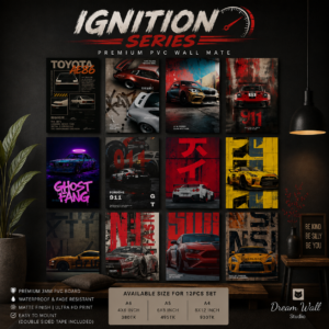 Ignition Series PVC Wallmate | 12pcs set