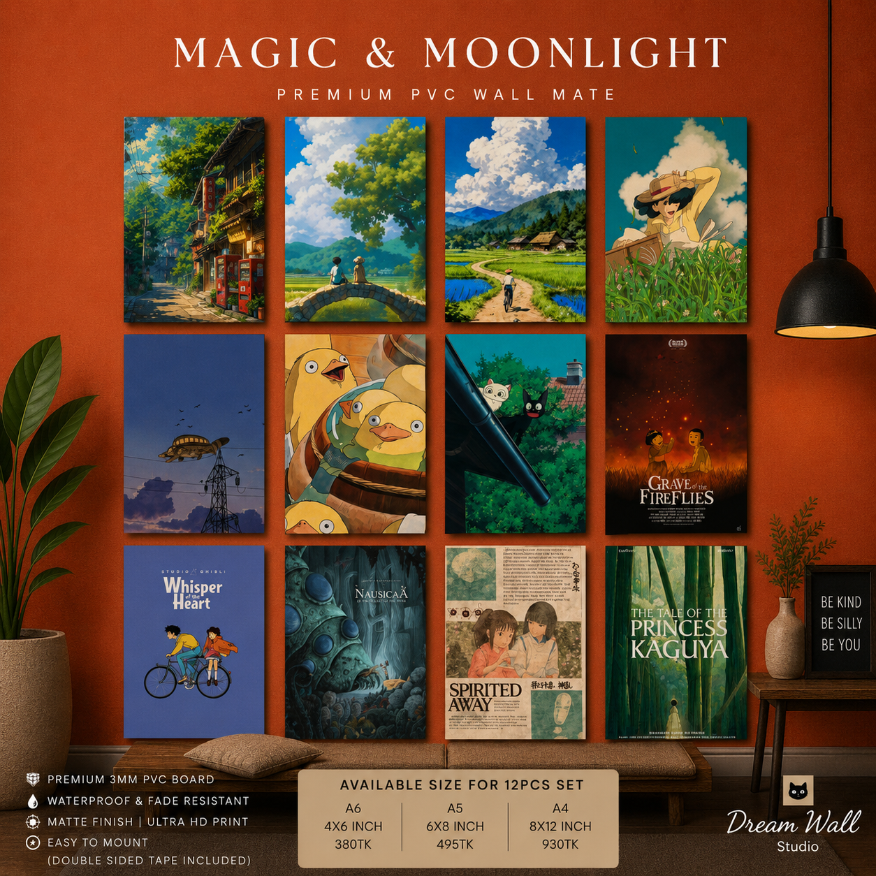 Magic & Moonlight PVC Wallmate | 12pcs set