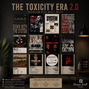 Toxicity Era 2.0 PVC Wallmate | 12pcs set
