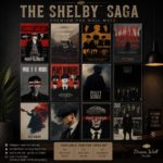 The Shelby Saga 12 Pcs PVC Wallmate set – Peaky Blinders wall decor