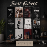 Inner Echoes 12 Pcs PVC Wallmate set – hip-hop wall decor