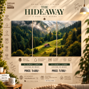 3 Part PVC Wallboard Set | Dream Wall Studio