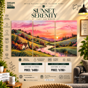 3 Part PVC Wallboard Set | Dream Wall Studio