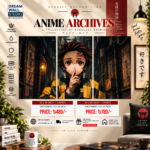 Anime Archives 3 Part PVC Wallboard Set